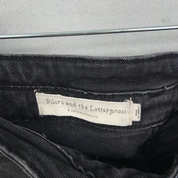 Pilcro and the Letterpress Jeans Womens 25 Petite High Rise Slim Button Fly - Picture 4 of 16